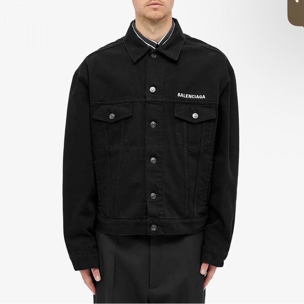 Balenciaga Men's Black Casual Jacket